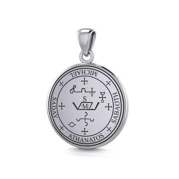 Sigil of the Archangel Michael Sterling Silver Small Pendant TPD4573 - Jewelry